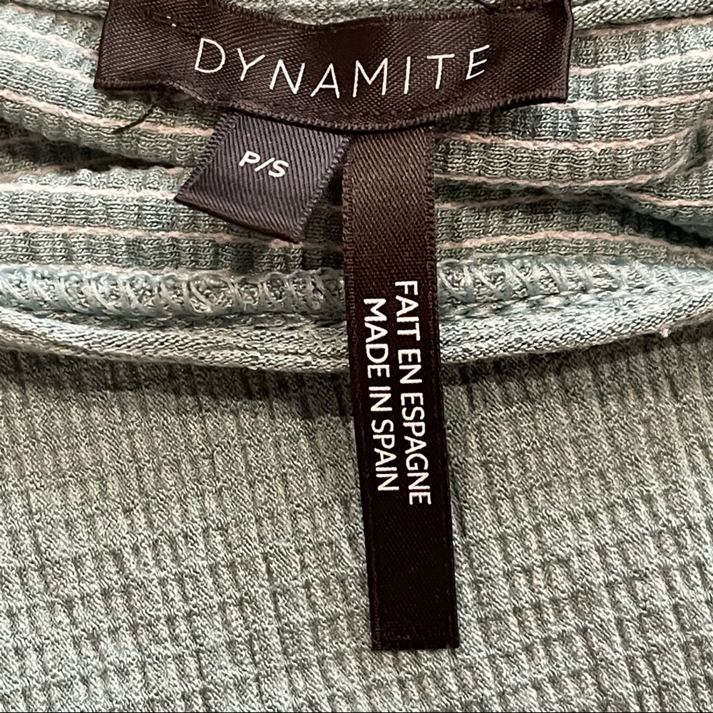 Dynamite Teal Blouse - Picture 3 of 3
